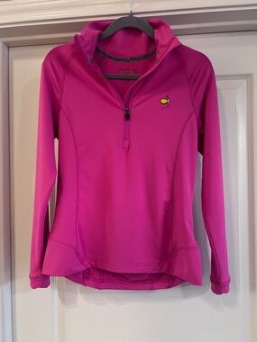 Magnolia Lane Masters Women's Pink Half-Zip Tech Pullover - Size Medium